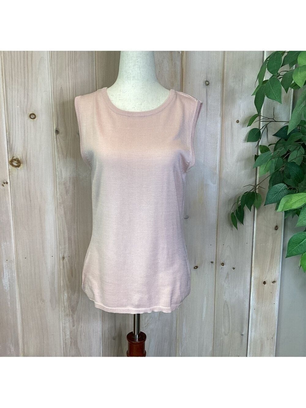 Silk Lore By Beth Terrell sleeveless knit tank
